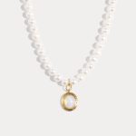 18K Gold Moonstone Pearl Necklace – Elegant Jewelry for Thanksgiving or New Year’s Eve